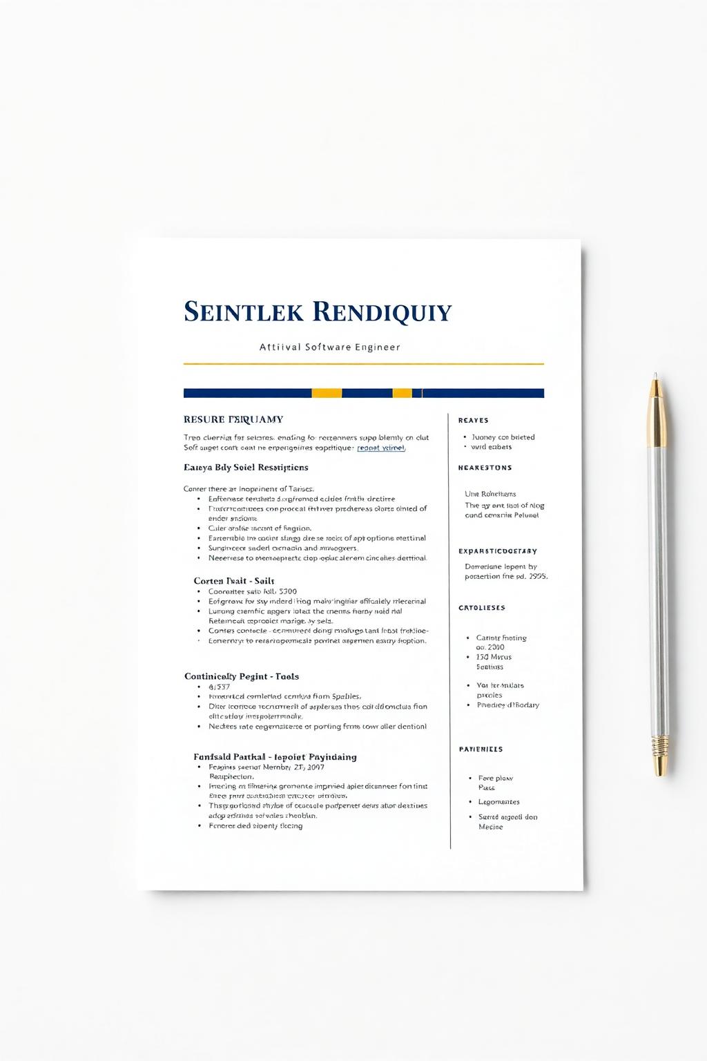 Mid-level resume — Software Engineer
